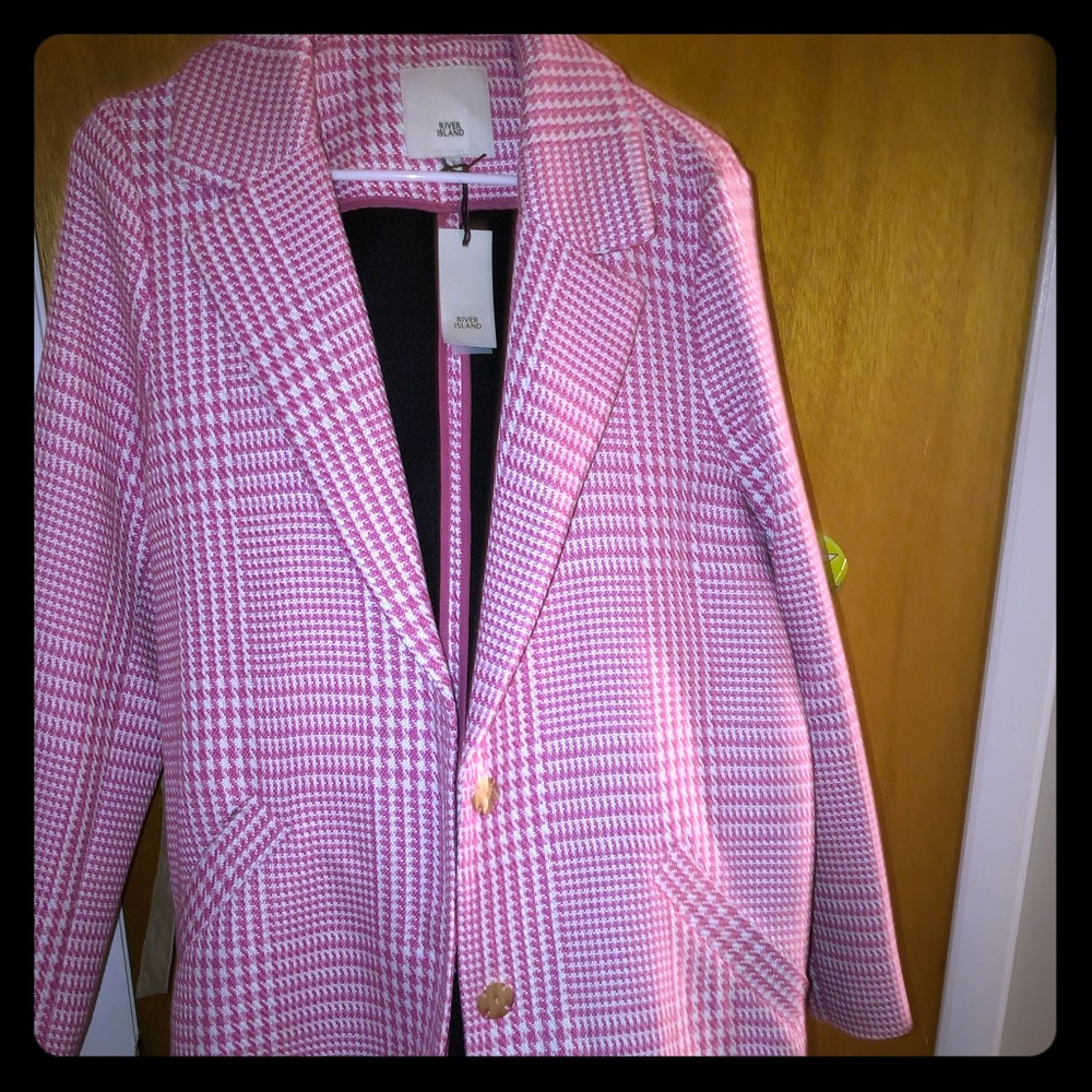 Beautiful pink River Island coat! Brand new!